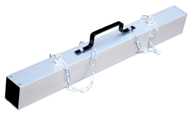 Heavy Duty Hanging Magnetic Sweepers 3 In. x 40 In. x 7 In. 45 Lb. Capacity Silver